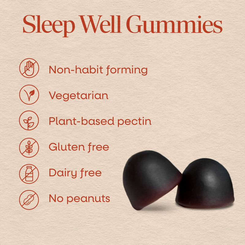 Nature's Way Sleep Well Melatonin Gummies, Adult Sleep Support Gummy*, 90ct | Fall Asleep Faster*, Sleep Support Gummy with Melatonin, Ashwagandha and Magnesium*, Berry Flavored 90 Count (Pack of 1)