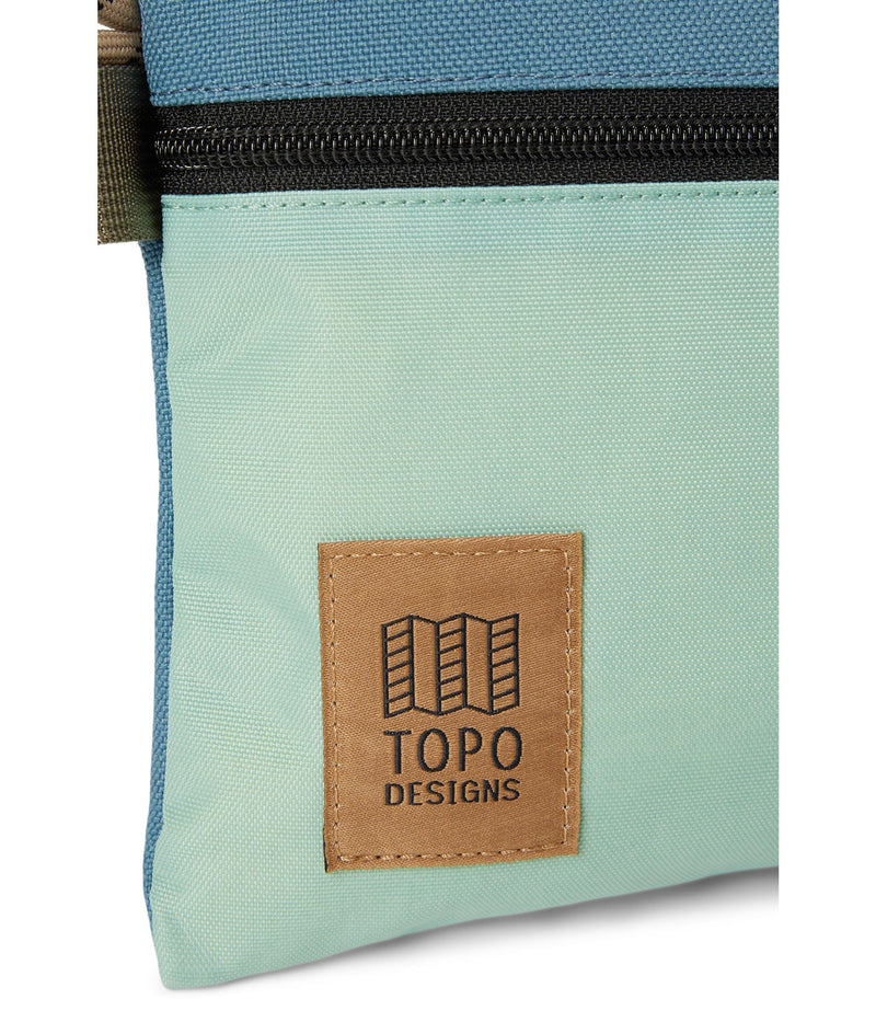 Topo Designs Unisex Accessory Bag Bundle, Stone Blue/Ash Green, One Size Carry-On 20-Inch