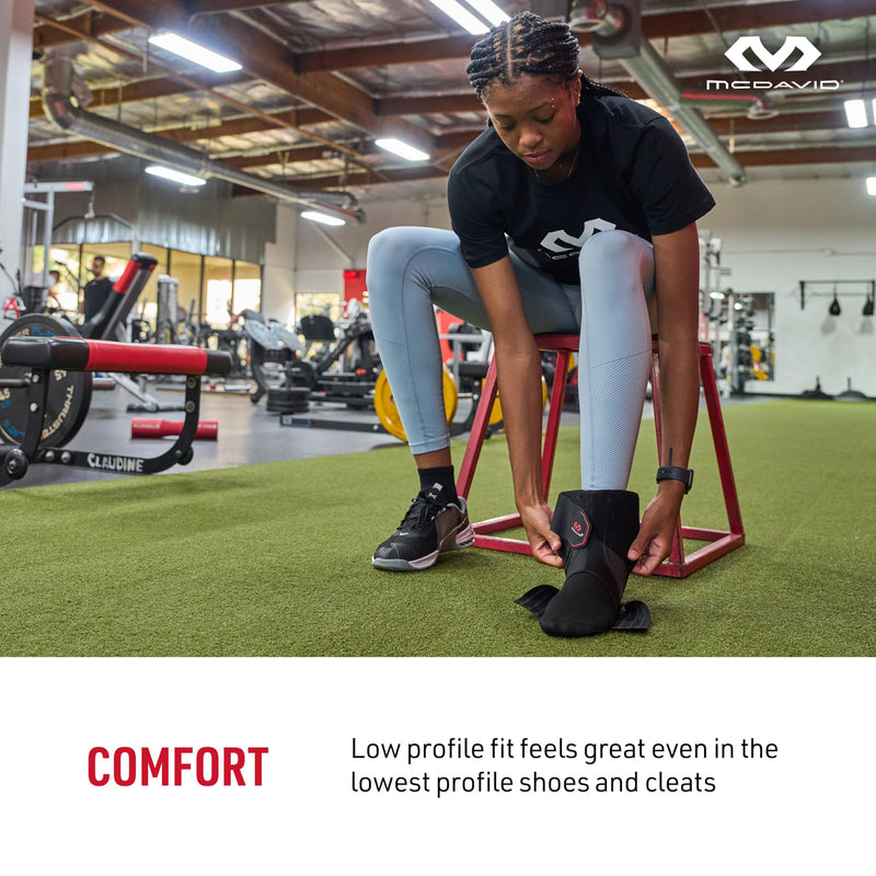 McDavid Ankle Brace, Low Profile Lace-Free Phantom Ankle Braces for Men Basketball and more. Lightweight Design, Advanced Strapping & Flex-Support X-Large/2X-Large (Pack of 1)