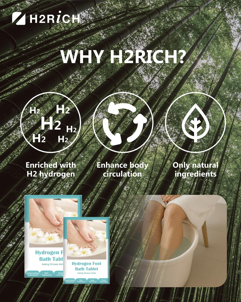 [Australia] - Foot Soak Hydrogen Foot Bath Tablet 6 Pack Soothing Enhance Circulation with Ginger Ginseng Mugwort Chinese Herb Foot SPA for Cracked Heels Calluses Softens Odor Control Small 