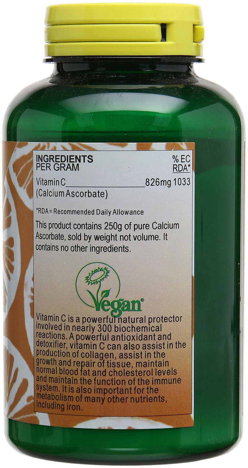 Health Plus Calcium Ascorbate Powder Vitamin C Supplement - 250g