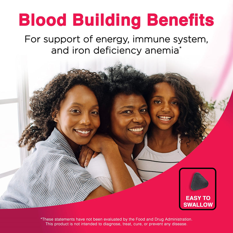 [Australia] - Feosol Original Iron Supplement Tablets, Non-heme, 325mg Ferrous Sulfate (65mg Elemental Iron) per Iron Pill, 1 Per Day, 120ct, 4 Month Supply, for Energy and Immune System Support, Made in USA 