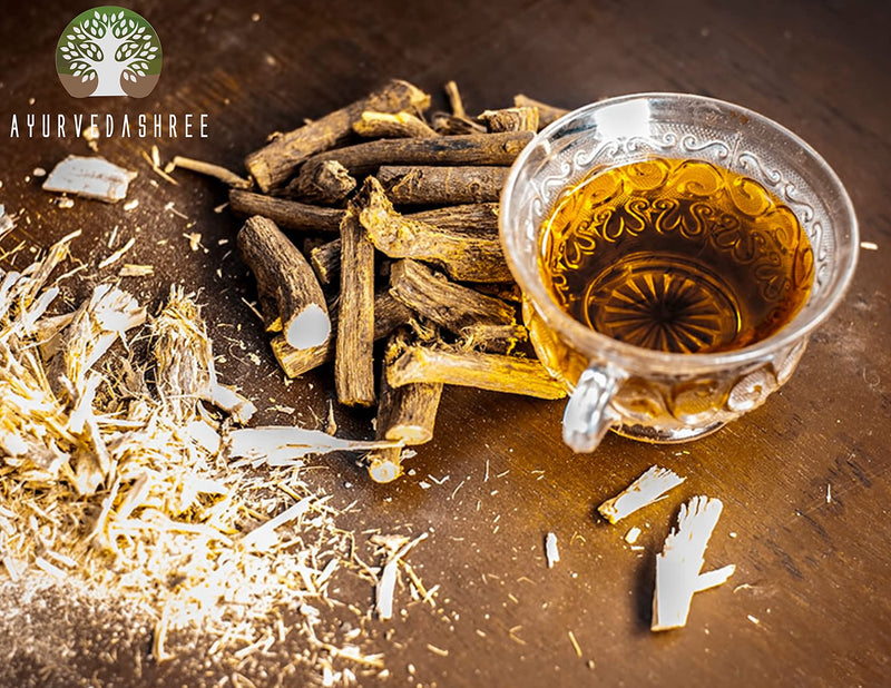 [Australia] - Yashtimadhu Powder 100 Gm | Natural Mulethi Powder/Licorice Powder Glycyrrhiza glabra | Supports Immunity | Mulethi | Vegan | Non GMO | Gluten Free 