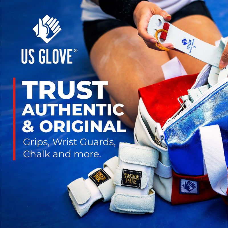 [Australia] - Tiger Paw Authentic Gymnastics Wrist Supports (Sold in Pairs)- Original Competition-Grade Gymnastics Wrist Guards, Wrist Support Braces, Adjustable, Made in USA Hand Wraps (Pink) 