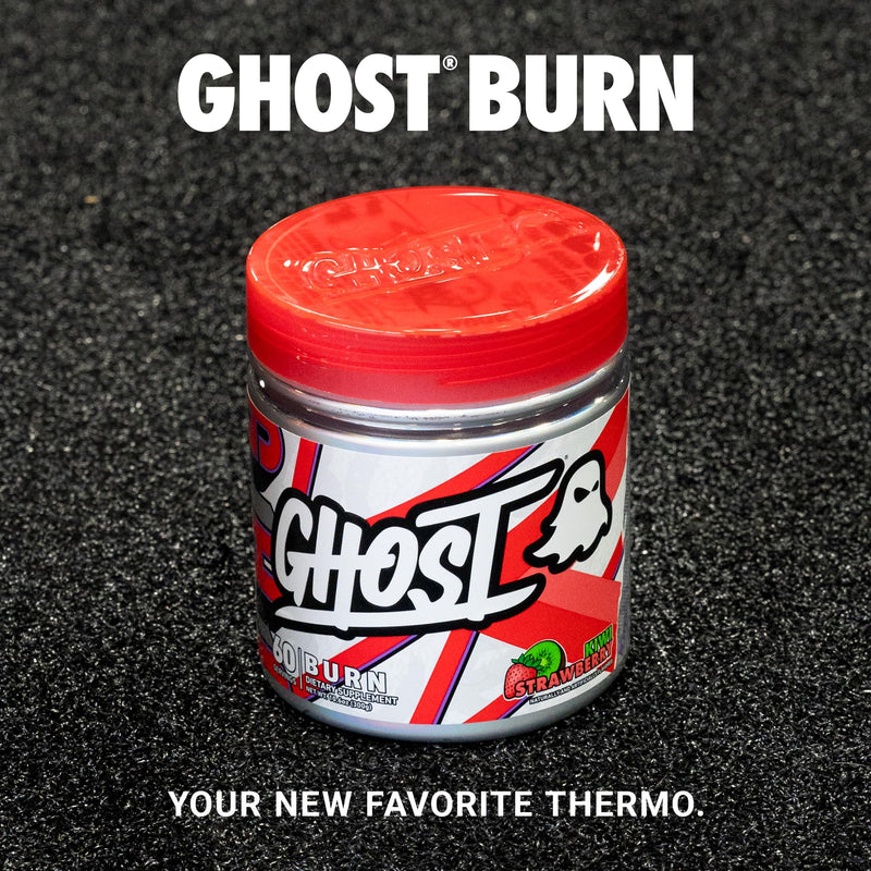 [Australia] - GHOST Burn Weight Management Powder, Kiwi Strawberry (60 Servings) - Metabolism & Energy Support Supplement for Men & Women - Natural Caffeine, L-Carnitine & L-Tyrosine - Soy & Sugar-Free, Vegan 