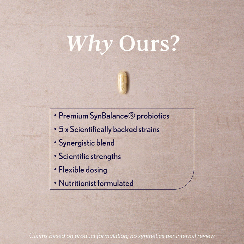 Higher Nature - Pro Gut - High Strength Probiotic Cultures - Multi-Strain Probiotic for Digestive System - Everyday Live Bacteria - 5 Billion CFUs - for Good Gut Flora, Gas & Bloating - 30 Capsules