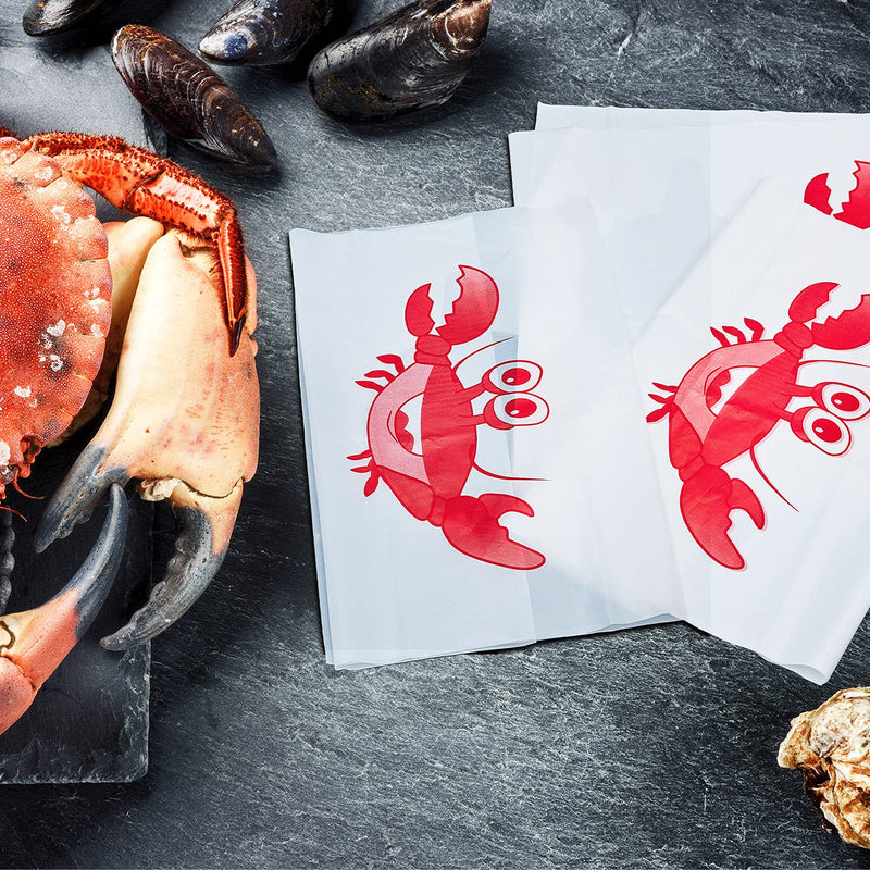 [Australia] - Geyoga Lobster Bibs Bulk 23 Inch Crawfish Boil Seafood Boil Party Supplies Crab Plastic Seafood Funny Bibs for Adult Size 30 