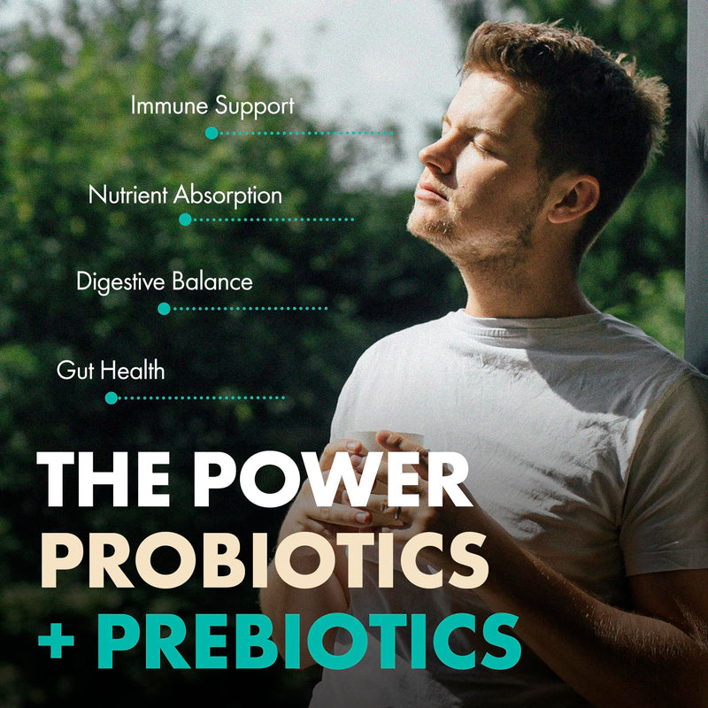 Incite Nutrition Pre + Pro Bio Cultures Complex 13 Billion CFU. 60 Capsules, 1 Month Supply. 30 Bacterial Strains. Supports Gut Health, Digestion, and Immune System. Suitable for Vegetarians & Vegans