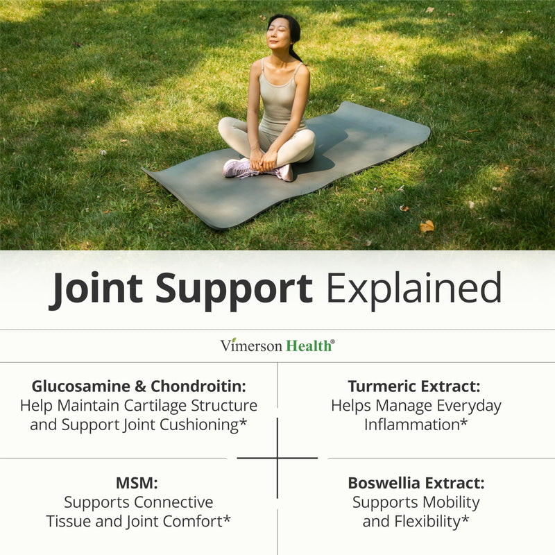 Glucosamine Chondroitin MSM – Joint Support Supplement for Women and Men with Glucosamine Sulfate 1500 mg, Chondroitin and MSM – for Cartilage, Joint Health and Flexibility – 90 Capsules Glucosamine Chondroitin