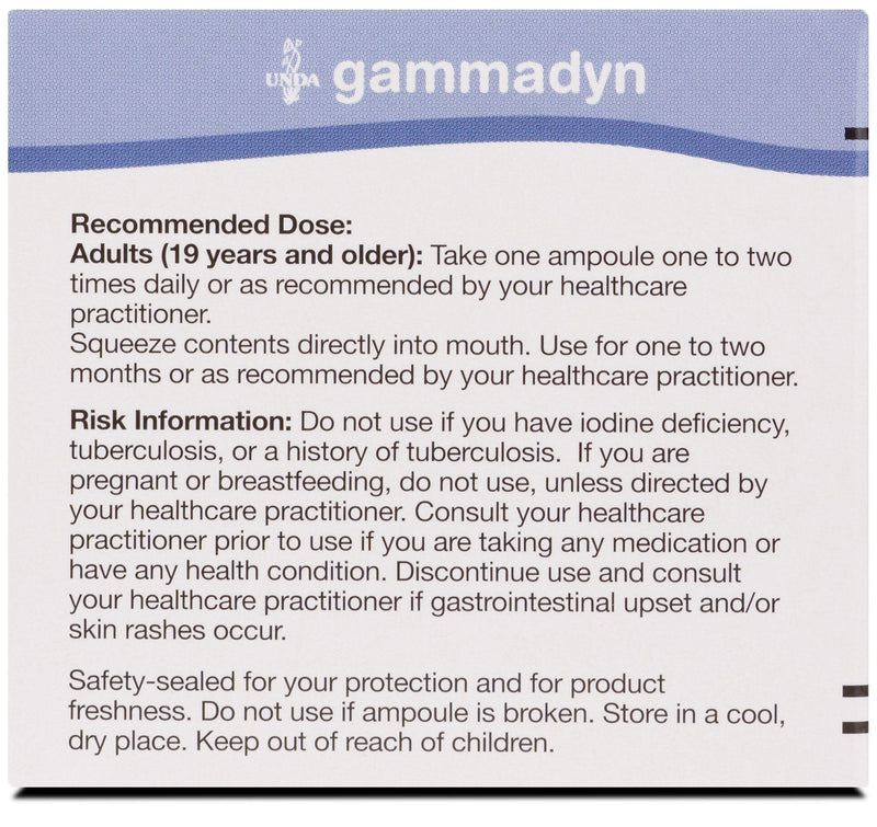 [Australia] - UNDA GAMMADYN Mn-Co | Manganese-Cobalt Oligo-Element Supplement | 30 Ampoules 