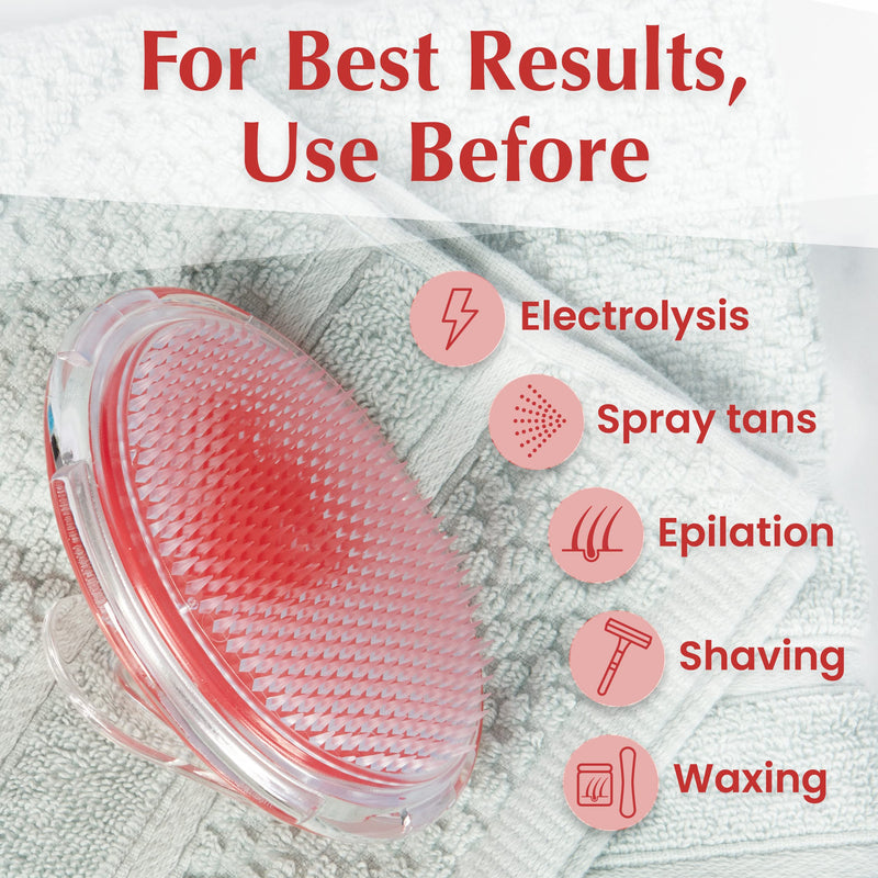 [Australia] - Exfoliating Brush to Treat and Prevent Razor Bumps and Ingrown Hairs - Eliminate Shaving Irritation for Face, Armpit, Legs, Neck, Bikini Line - Silky Smooth Skin Solution for Men and Women, Dylonic™ 1pk Orange 