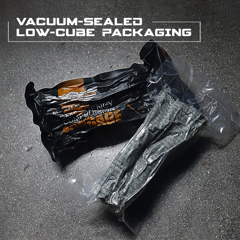 [Australia] - EVERLIT Israeli 6 Inch Emergency Bandage Compression Trauma Pressure Wound Dressing Sterile Vacuum-Sealed Packaging for Bleeding Control, Medical Trauma Kit, Gun Shot, First Aid IFAK 5 