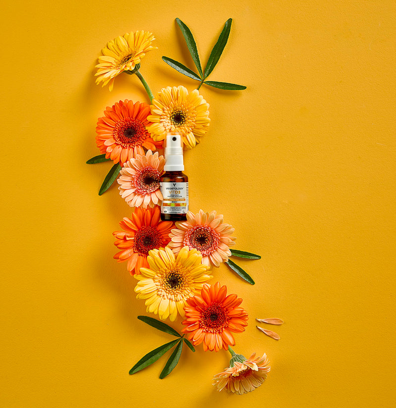 Vegetology Vitashine Vegan Vitamin D3 Spray, 1000IU, Sourced from Lichens, Supports Bones, Muscles and Immunity, Made in UK, for All Ages, 30 Day Supply