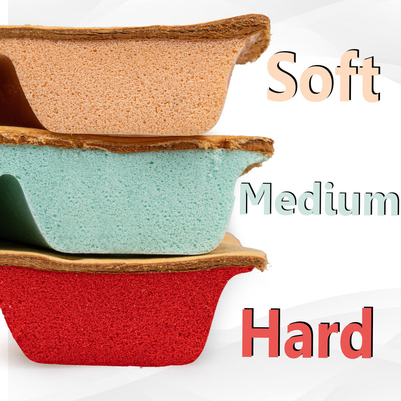 [Australia] - SULPO Heel Spur Insoles - Heel Pad Shoes with 3 Hardness Levels to Relieve Heel Pain and Plantar Fasciitis, Heel Cushion for Comfort and Support Black Size 35-41 Hard 35 - 41 Hard Black 