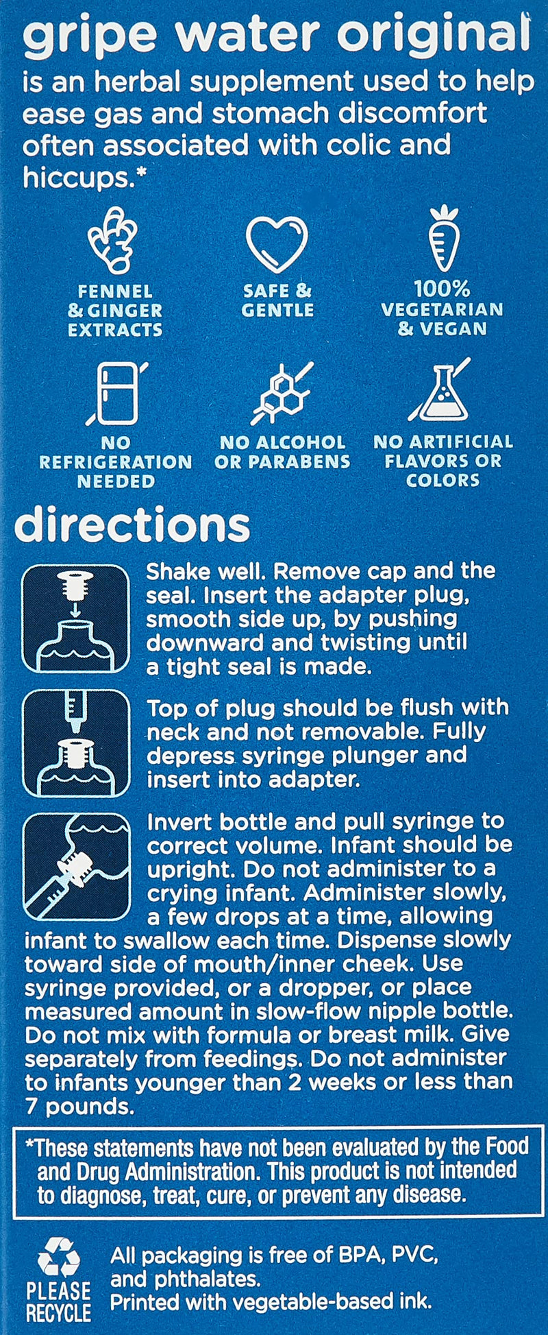 [Australia] - Mommy's Bliss Gripe Water, Liquid, 4-ounce bottle 4 Fl Oz (Pack of 1) 