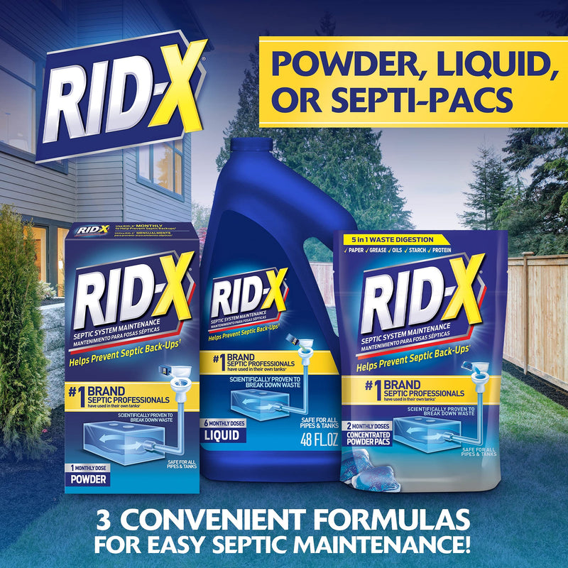 [Australia] - Rid-X Septic Tank System Treatment, Septic Tank Treatment, 3.2 Ounce 3.2 Ounce (Pack of 1) 