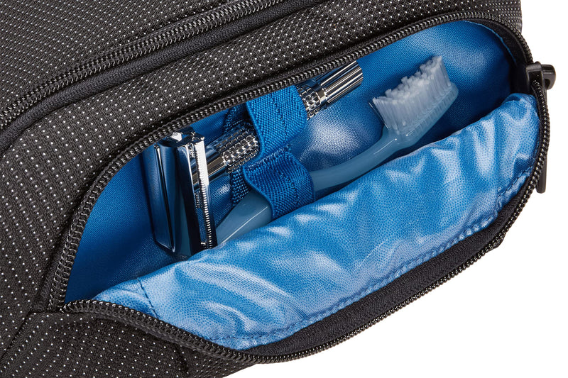Thule Crossover 2 Toiletry Bag, Easy access wide-opening, Small item organization, Easy to clean, Hanging design BLACK NEW