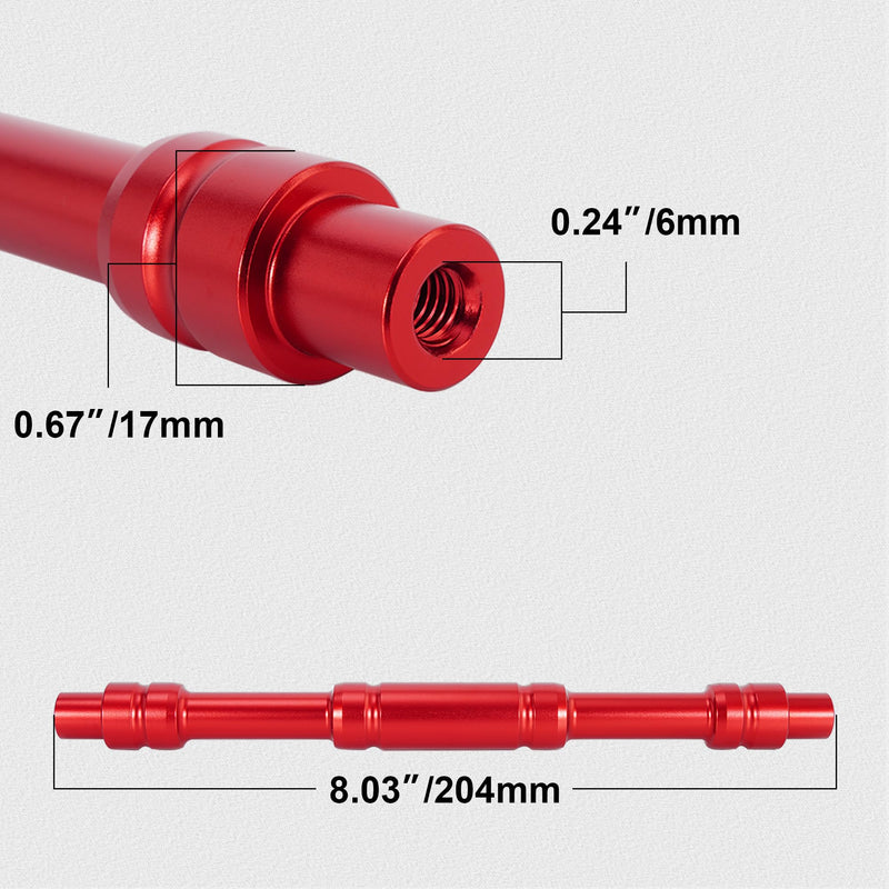 Foot Pegs Support Brace for Sur Ron 6061 Aluminum for Sur Ron Surron Light Bee X/S Segway X260 X160 Electric Bike Dirt Bike, Red