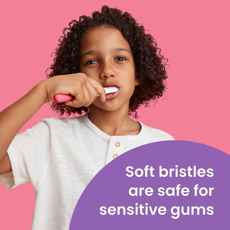 [Australia] - quip Sonic Toothbrush Replacement Heads for Kids - 3 Pack - Verified quip Small Brush Head Refills for Electric Toothbrushes - Soft Bristles, Compact & Flexible - Last 3 Months Each 