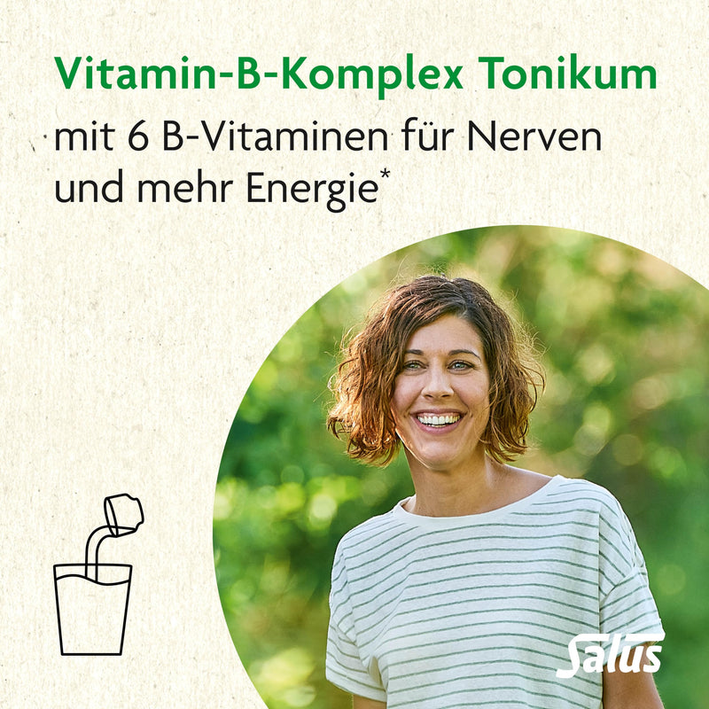 [Australia] - Salus - Vitamin B complex - 1x 250 ml tonic - dietary supplement with B vitamins - for energy and nerves - with 6 important B vitamins - vegan 250 ml (pack of 1) 