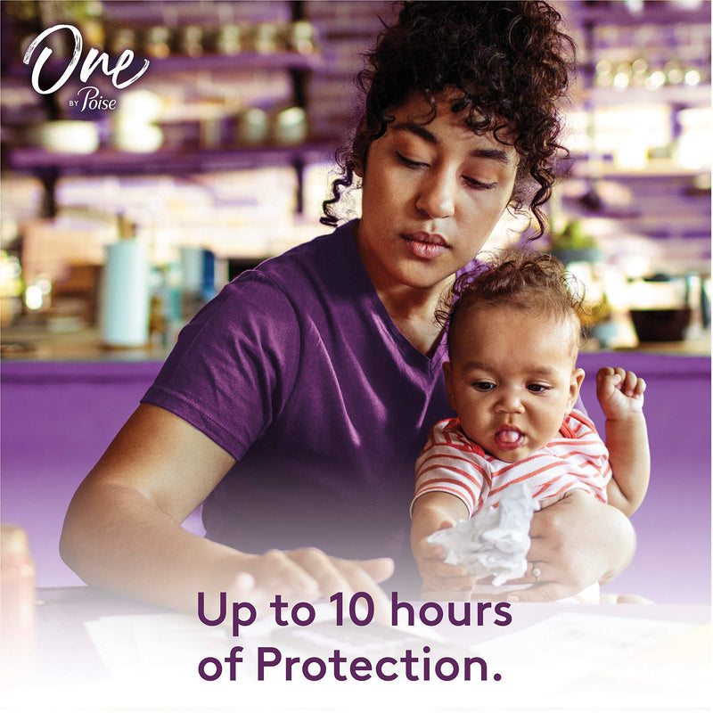 [Australia] - One by Poise Feminine Pads with Wings (2-in-1 Period & Bladder Leakage Pad for Women), Regular, Heavy Absorbency for Period Flow, Light Absorbency for Bladder Leaks, 54 Count (3 Pack of 18) Ultra Thin Heavy Pads (54 Count) 