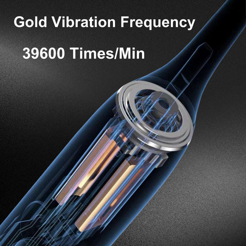 [Australia] - CERA TOUCH 6 Blue LED Whitening Electric Toothbrush| Electric Toothbrush for Adults | 4 Modes With Smart Timer Plaque Removal & Memory Function | 2Heads | IPX7 Waterproof |Travel Case |WirelessCharger 