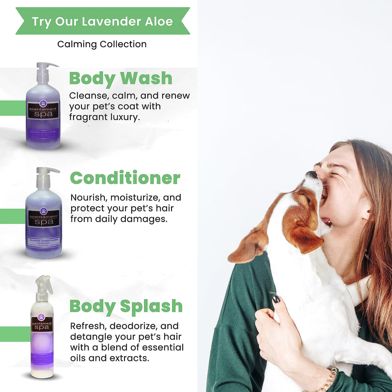 Best Shot Scentament Spa Botanical Body Splash, Body Spray for Pets, Cat and Dog Cologne Spray, Lavender Aloe, 8 Oz. - PawsPlanet Australia