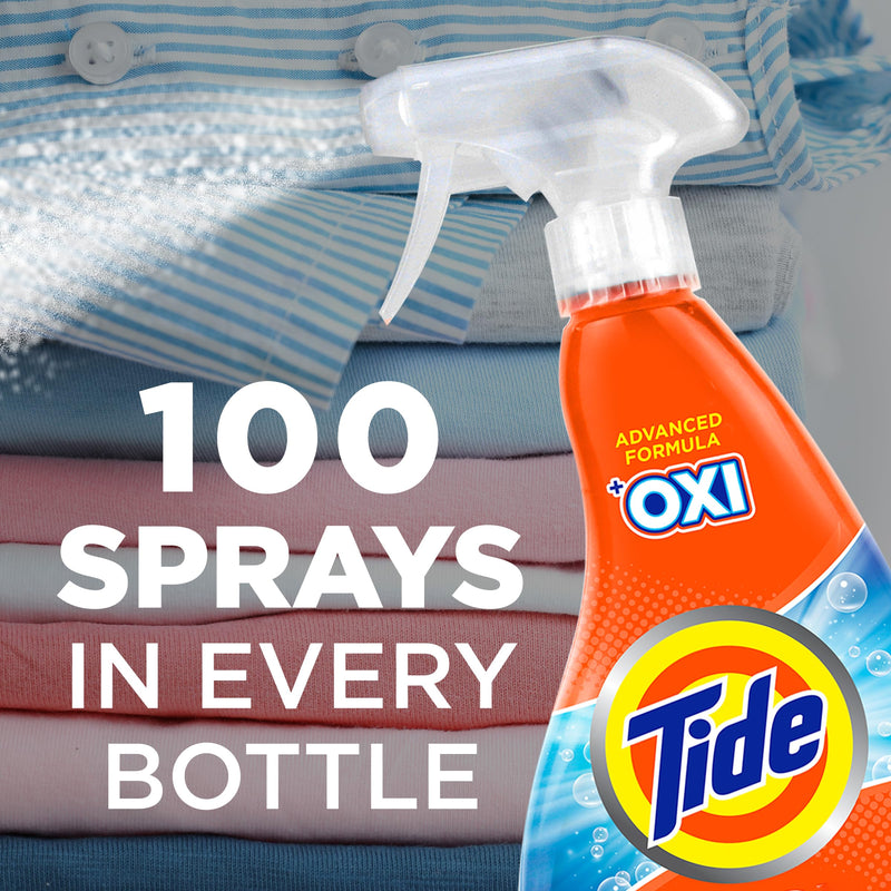 [Australia] - Tide Laundry Stain Remover with Oxi, Rescue Clothes, Upholstery, Carpet and more from Tough Stains, Enzyme Stain Remover, Travel Essential Spray, 3oz (Pack of 3) 3 Fl Oz (Pack of 3) Unscented 
