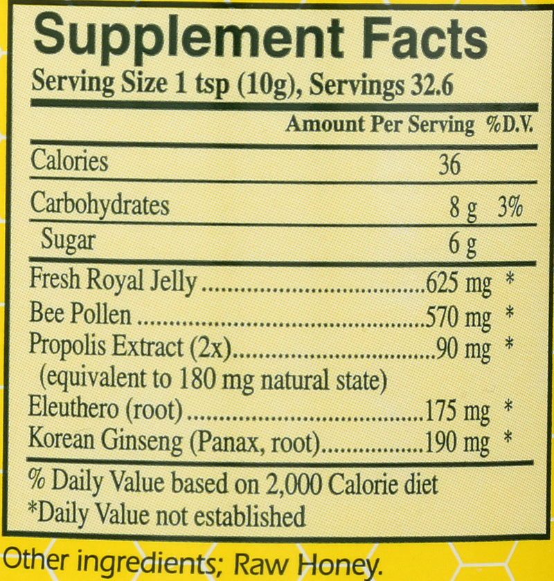 [Australia] - YS Royal Jelly/Honey Bee - Royal Jelly In Honey Ult Strength, 11.5 oz gel 