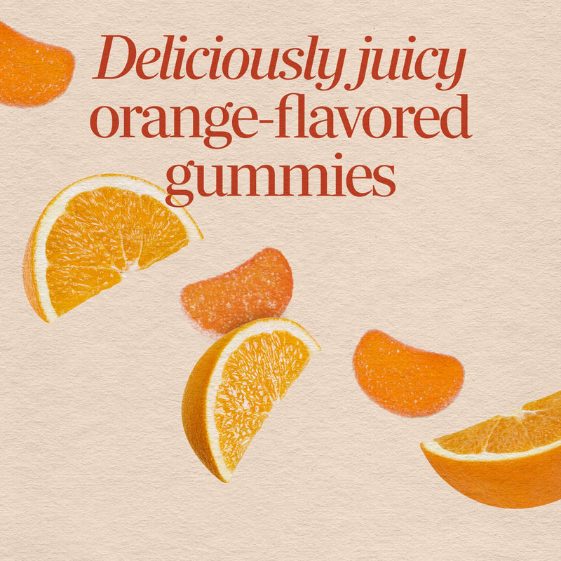 Nature's Way Vitamin C Gummies, 250 mg per Serving, Orange, 120 ct | High Potency Antioxidant Vitamin C Gummies for Immune Support*, Dietary Supplement Supports Immune Function*, Orange Flavored 120 Count (Pack of 1)