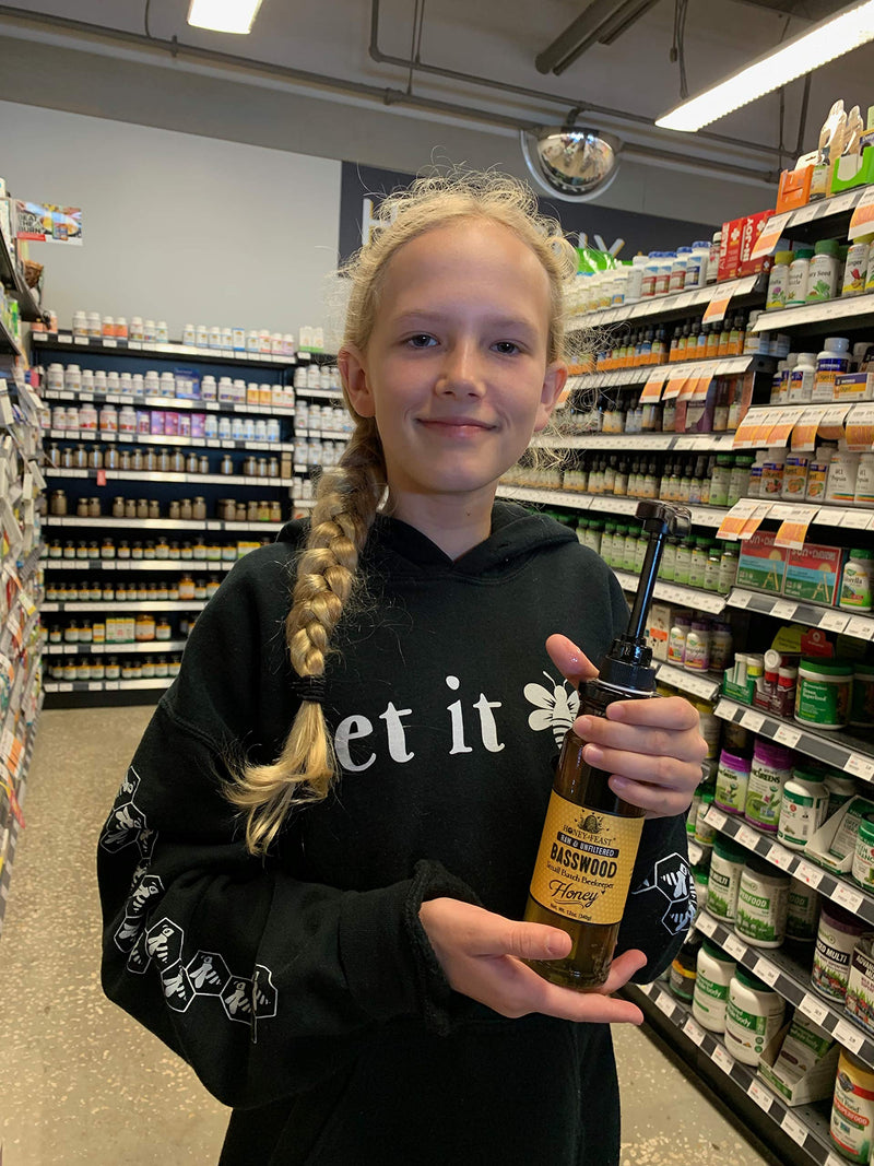 [Australia] - HONEY FEAST Flower Powered Raw Superfood Honey with Royal Jelly, Bee Pollen, Bee Propolis (12 Ounces) Cold packed and hand poured in Florida, USA 