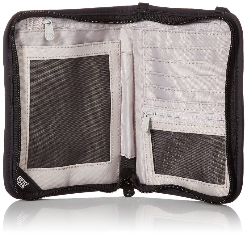 Pacsafe Rfidsafe V150 Anti-theft Blocking Compact Passport Wallet, Black