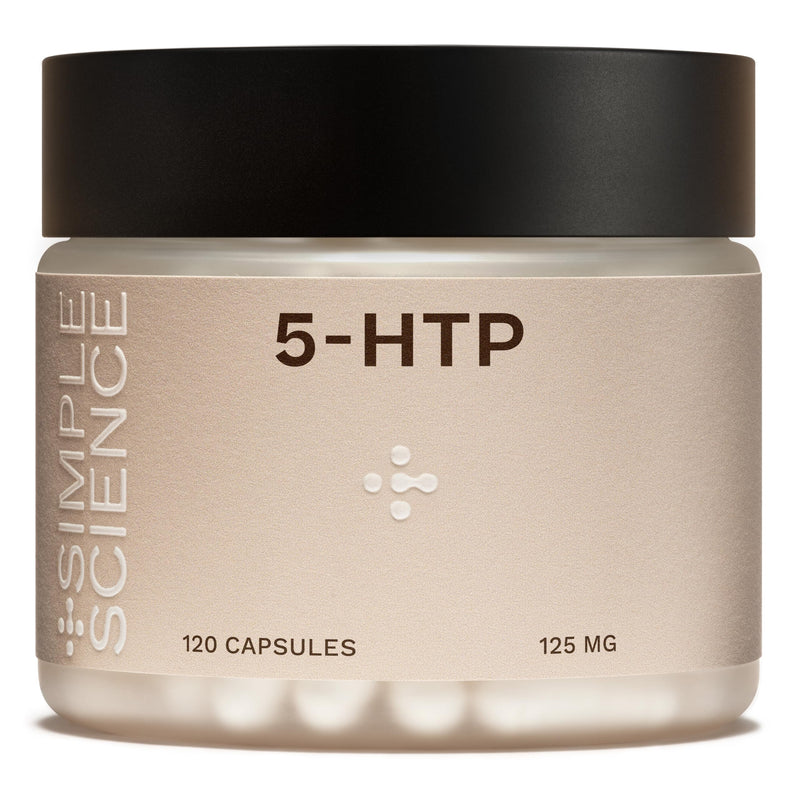 5HTP | 120 Capsules | High Strength 5HTP from 5,000mg of Griffonia Seed | Providing 250mg Extract + B5 & B6 | Sleep & Mood Support | Biodegradable Jar | Vegan and UK Made