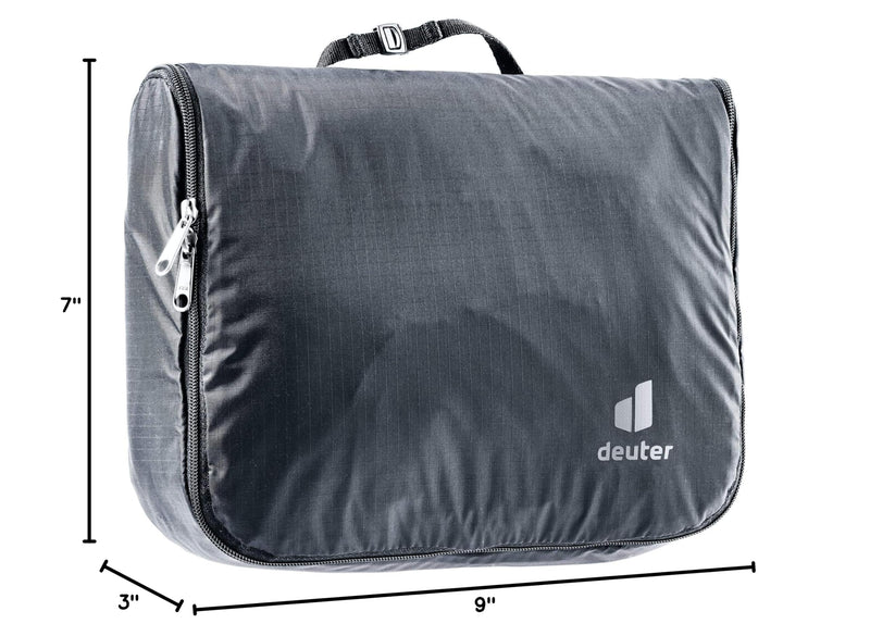 Deuter Wash Center Lite II - Lightweight Hanging Toiletry Bag for Trekking and Travel 3L Black