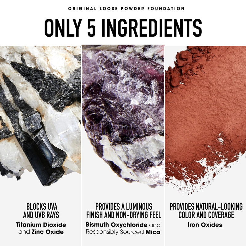 [Australia] - bareMinerals Original Get Started Kit, 3-Piece Makeup Set Includes Full-Sized Original Loose Mineral Foundation SPF 15, Travel-Sized Beautiful Finish Brush & Original Mineral Veil Setting Powder AD Medium Beige 
