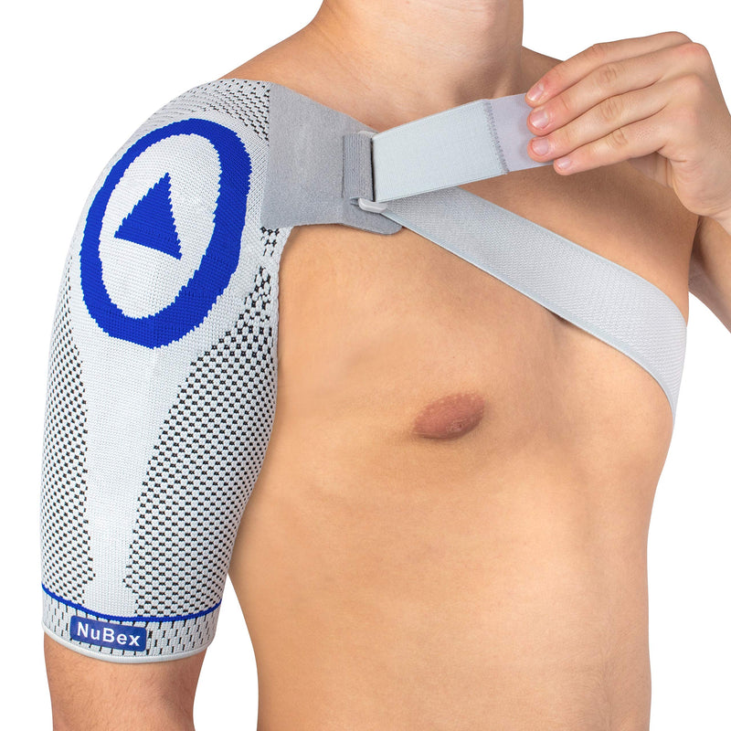 [Australia] - NUTRICS | Active shoulder bandage | Ladies and gentlemen | Supports the shoulder joint | Designed in Germany (M, right shoulder) M (pack of 1) 