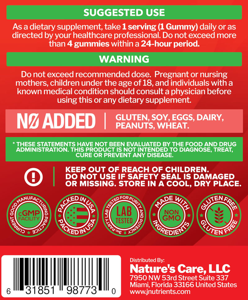 Vitamin D3 5000/10000 IU Gummies for Adults & Kids (120 Count) | Maximum Strength Support for Immune System, Bones & Teeth - Gluten-Free, Great Tasting Strawberry Flavor - 4 Month Supply