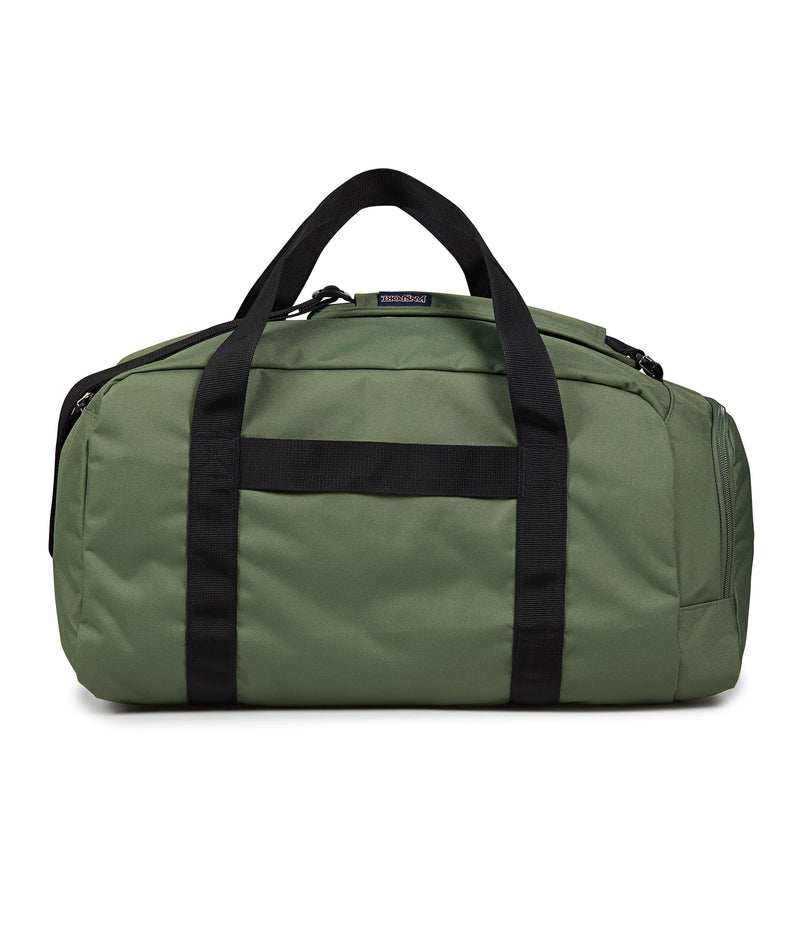 JanSport Weekender Medium Duffel - Travel or Gym Bag, Durable Weekender with Front Utility Pocket & Side Grab Handles - Cargo Green