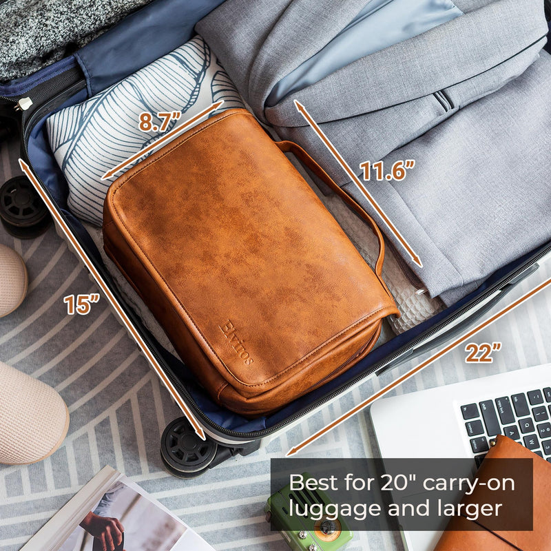 Elviros Hanging Toiletry Bag and Heat Resistant Travel