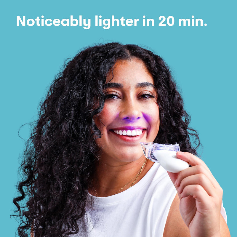 [Australia] - Teeth Whitening Kit with LED Light, Wireless, 35% Carbamide Peroxide, Desensitizing Agent, Enamel Safe, Gentle on Teeth 