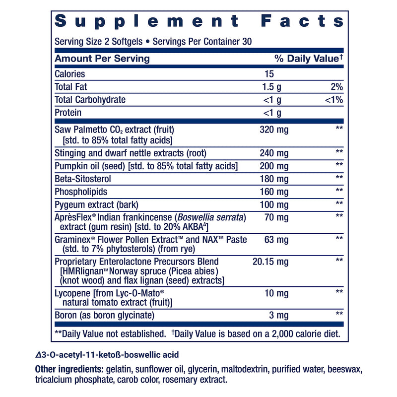 Life Extension Ultra Prostate Formula, Saw Palmetto for Men, pygeum, stinging Nettle & Vitamins D and K with Sea-Iodine, Vitamin D3, Vitamin K1 and K2, Iodine Nutritional Supplement + Vitamins D and K
