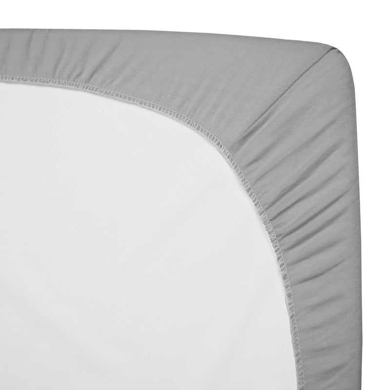 [Australia] - American Baby Company 3 Pack Fitted Mini Crib Sheet 24" x 38", Soft Breathable Neutral 100% Cotton Jersey Portable Sheet, Gray Star/Zigzag, for Boys and Girls, Fits Most Pack N Play Mattresses Grey Star/Zigzag 