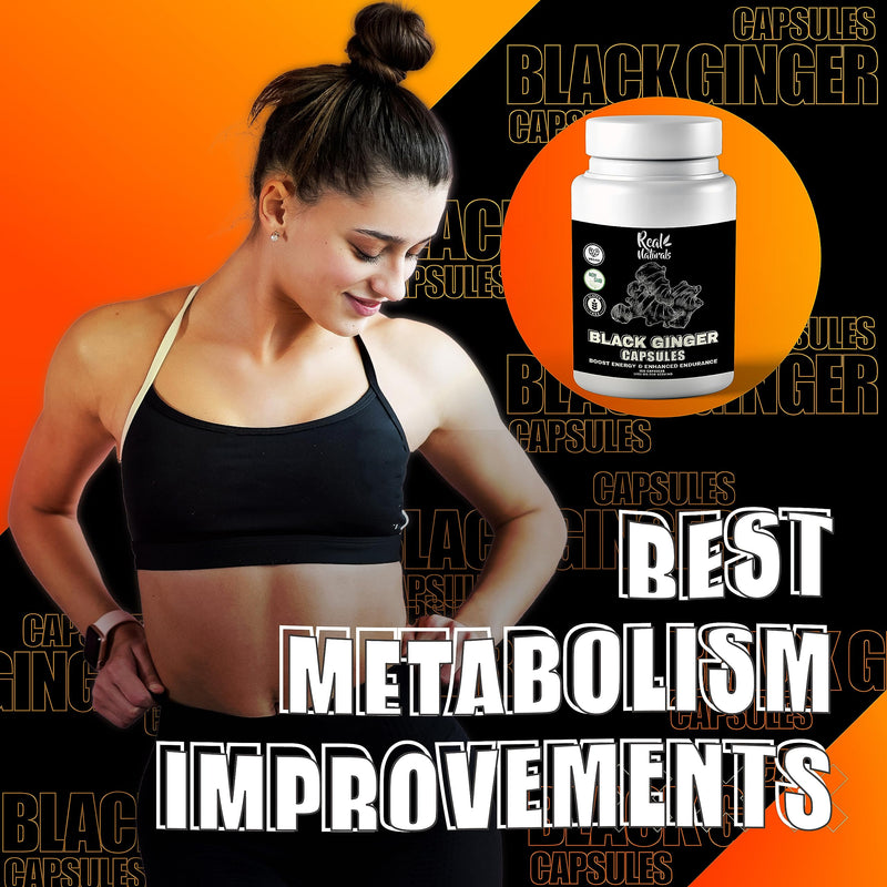 [Australia] - Black Ginger for men capsule 500 mg (100 capsules) Vegan kaempferia parviflora black ginger extract capsules for overall endurance and performance 