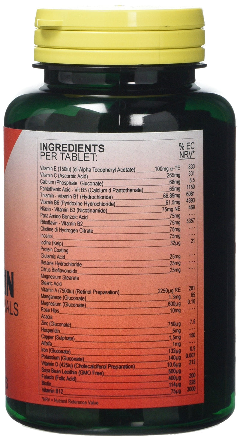 Health Plus Mega Multivitamin One-a-day Multivitamin Supplement - 90 Tablets