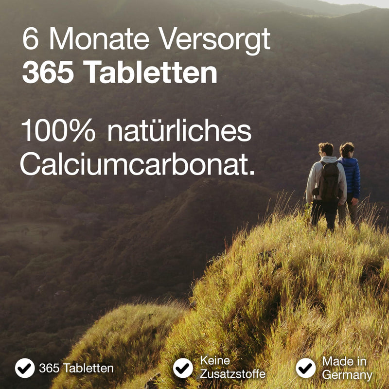 [Australia] - Calcium tablets (365 pieces) with 800 mg per daily dose - 100% vegan - without additives - produced in Germany & laboratory tested - high-dose calcium - calcium 