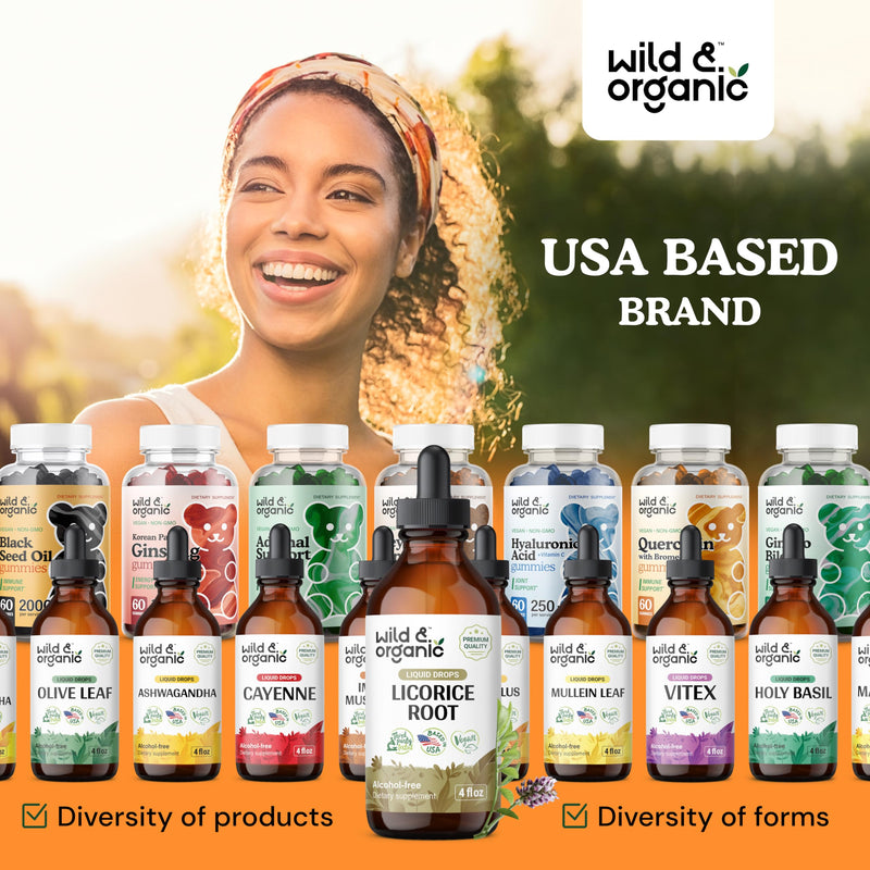 [Australia] - Licorice Root Liquid Extract - Organic Licorice Root Supplement for Respiratory Health & Digestion Support - Glycyrrhiza Glabra Tincture - Vegan, Alcohol Free Drops - 4 fl oz 