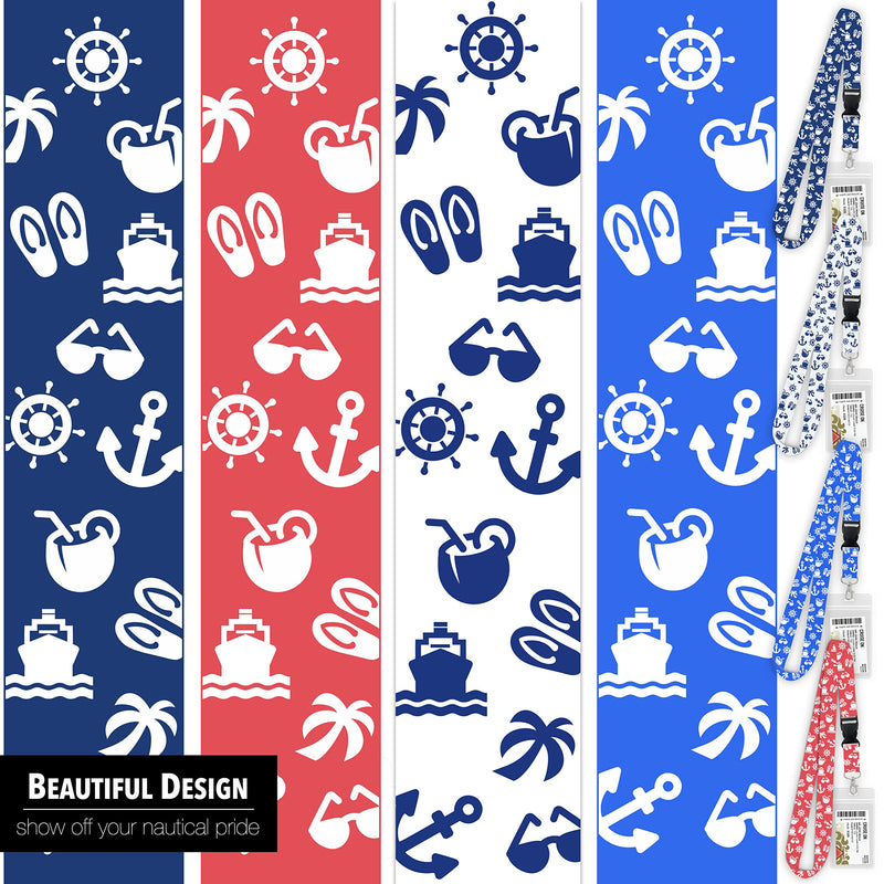 Disney Cruise Essentials (3 Items) Fish Extender, Luggage Tags [4] & Lanyards [4]