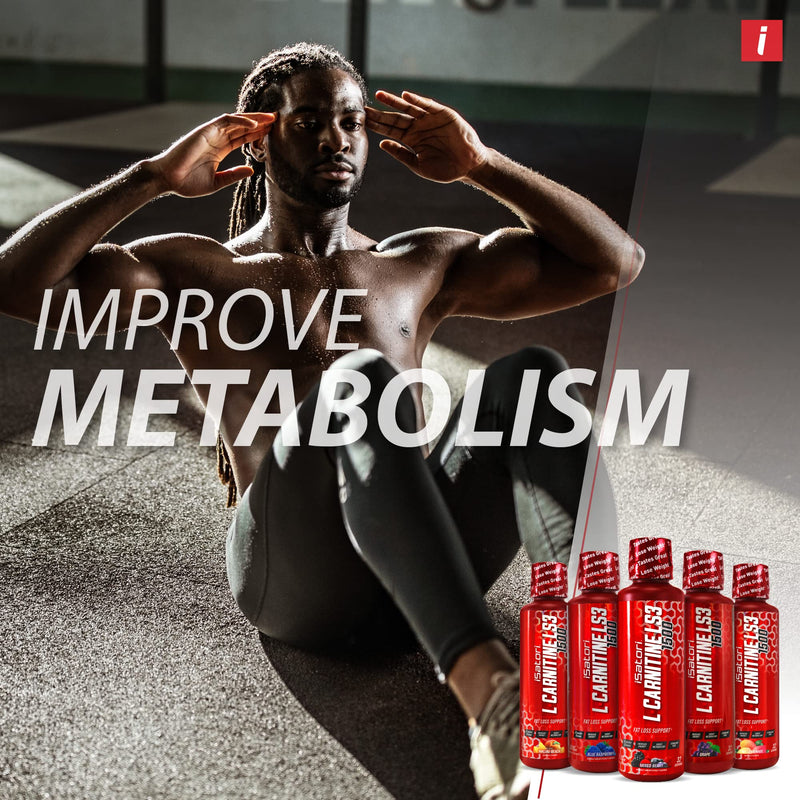 [Australia] - iSatori L-Carnitine LS3 1500, Liquid L-Carnitine with Acetyl L-Carnitine, L-Carnitine L-Tartrate, Stimulant Free Pre Workout, No Calories, Sugar, Gluten, Keto-Friendly, Grape Flavor (32 Servings) 