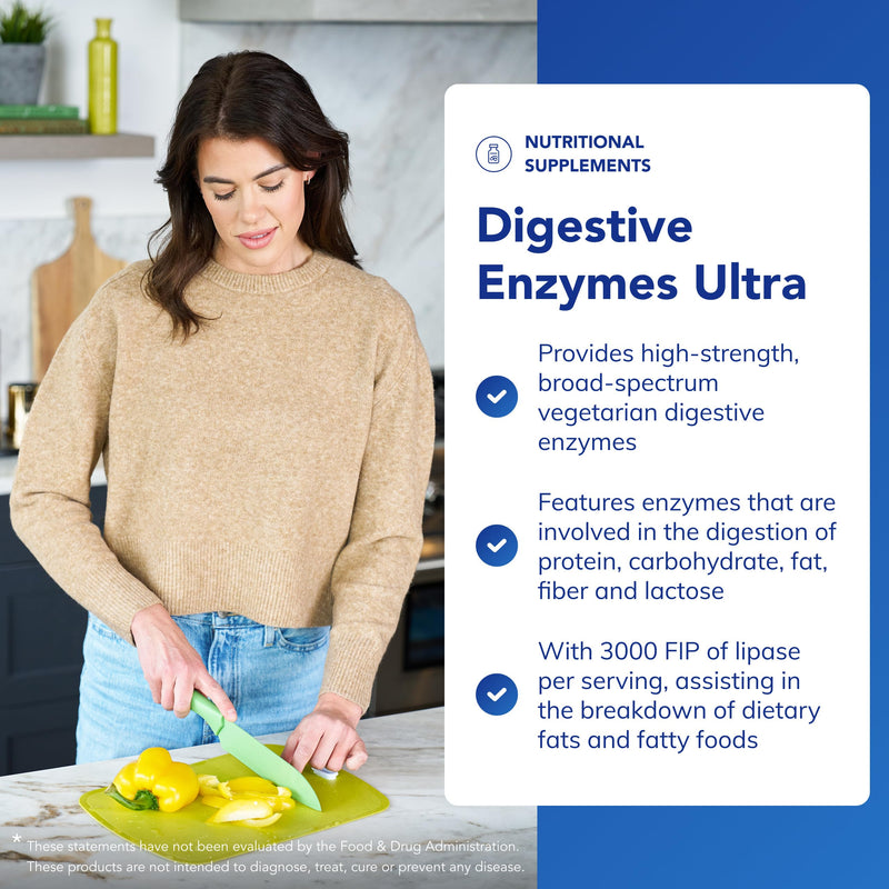 Pure Encapsulations Digestive Enzymes Ultra - Broad Spectrum Vegetarian Digestive Enzymes - Supports Digestion & Nutrient Absorption - 30 Capsules 30 count (Pack of 1)