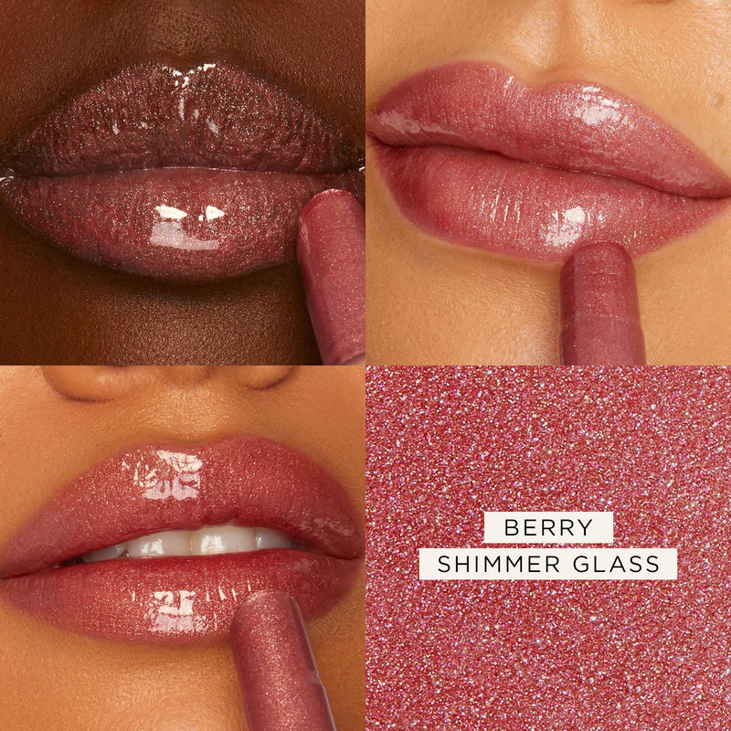 [Australia] - tarte maracuja juicy shimmer glass lip plump – Hydrating & Volumizing Lip Gloss Balm with Hyaluronic Acid & Vitamin E, Plumps & Moisturizes, Vegan & Cruelty-Free berry 